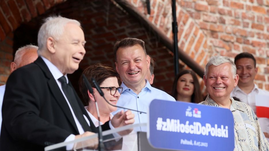 Jarosław Kaczyński i Mariusz Błaszczak