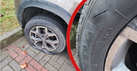 50-latek z Piły przebijał opony w ponad 50 samochodach
