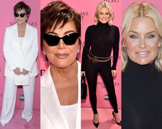 Yolanda Hadid i Kris Jenner kibicują córkom na pokazie Victoria's Secret