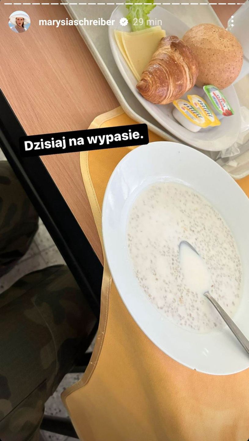 Marianna Schreiber pokazała, jak wygląda śniadanie w wojsku