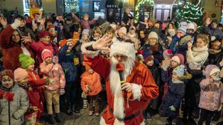 Lublin: "Spotkanie z Mikołajem" na Starym Mieście było pełne magii