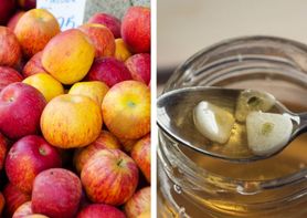 Wywar z jabłka i czosnku. Wzmacnia odporność i chroni płuca