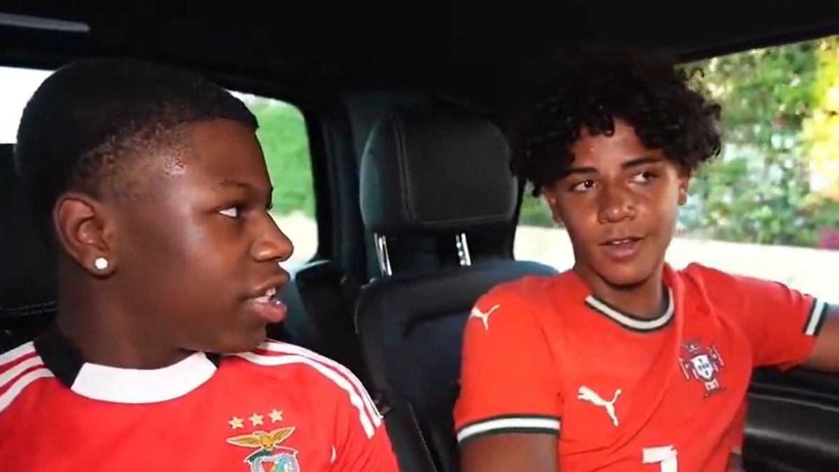 Cristiano Ronaldo junior w rozmowie ze streamerem Rakaiem