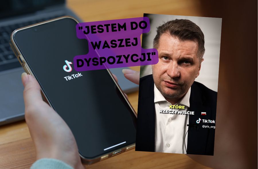 Czarnek zadebiutował na TikToku. "Jestem do Waszej dyspozycji"