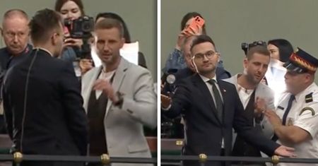 Sceny w Sejmie. Straż wyprowadziła reportera Republiki, mamy wideo