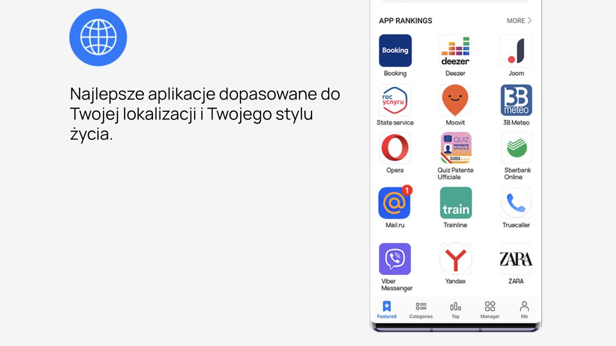 Zawartość AppGallery jest podzielona na kategorie. Zajrzeliśmy do kilku z nich, by zobaczyć, czy na pewno znajdziemy w nich coś ciekawego dla każdego użytkownika.