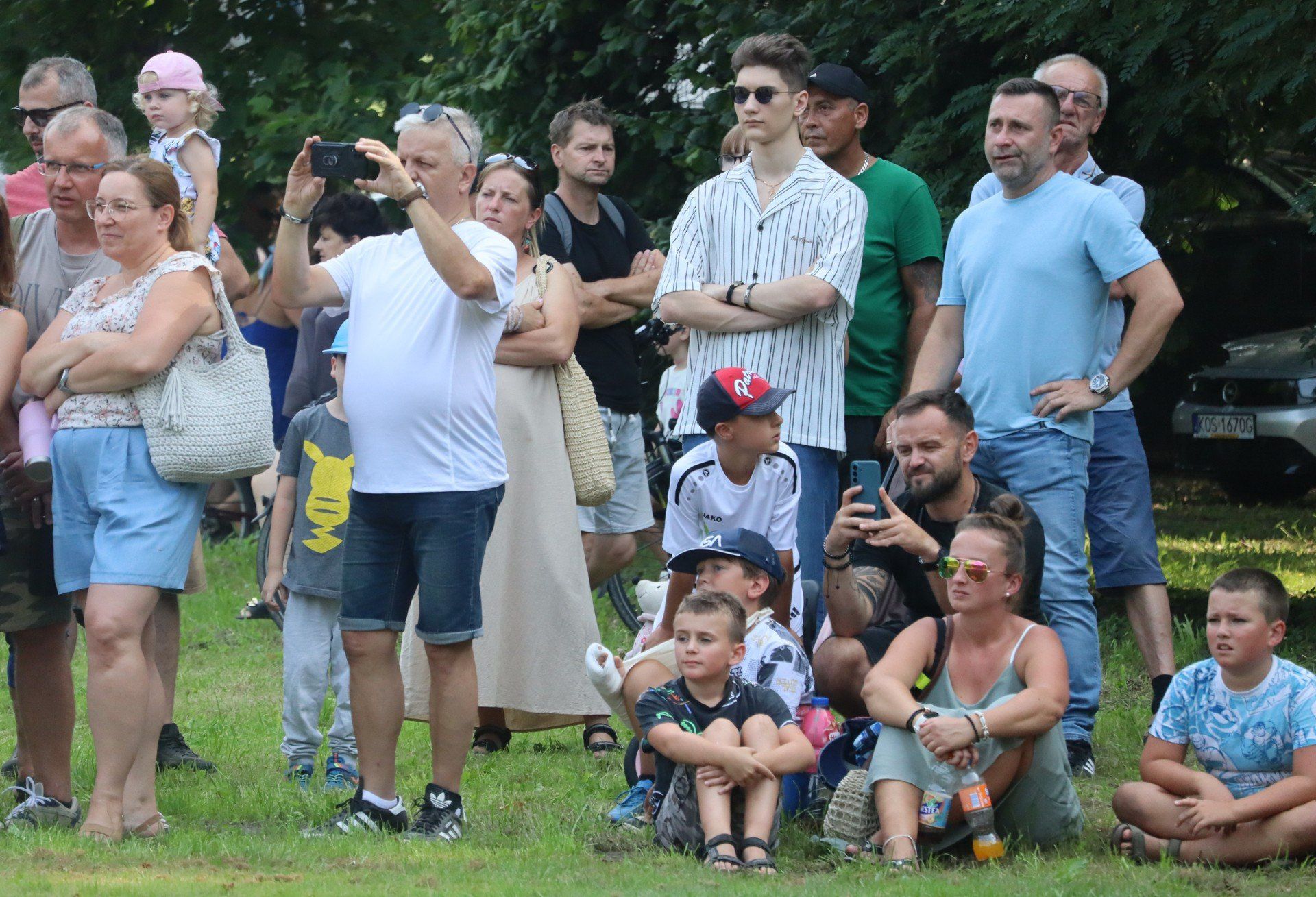 Piknik w Parku Hallera w Oświęcimiu z okazji Święta Wojska Polskiego.