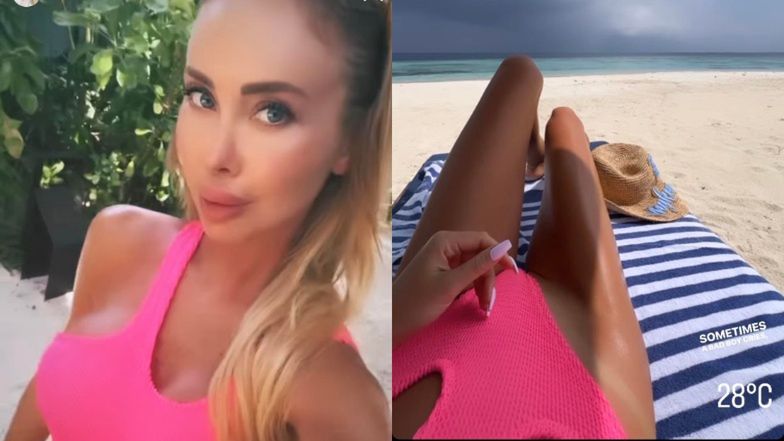 Julia Dybowska spędza święta na Malediwach