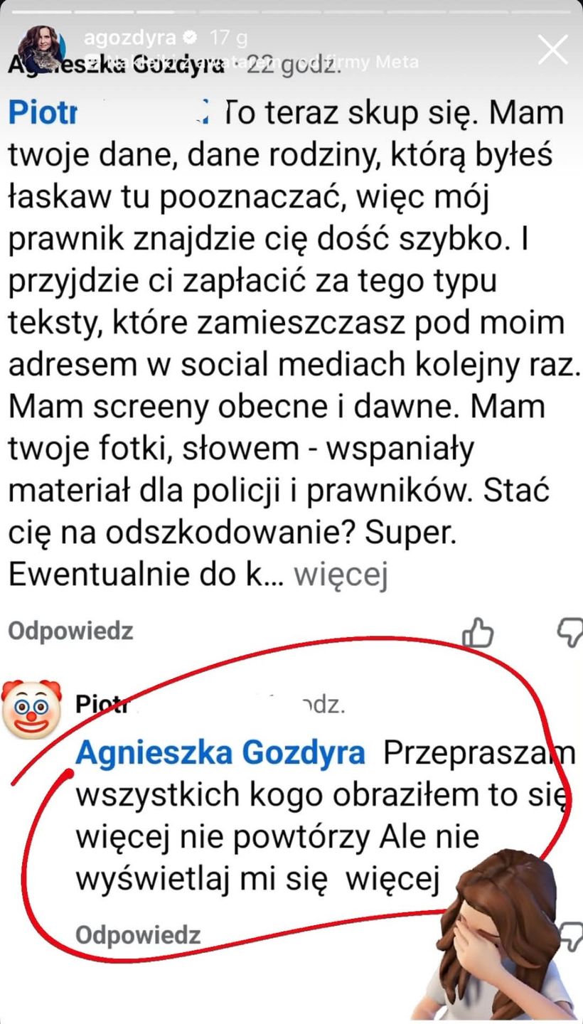 Relacja Agnieszki Gozdyry
