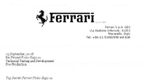 [A]Tajny dokument Ferrari odsłania kilka kart