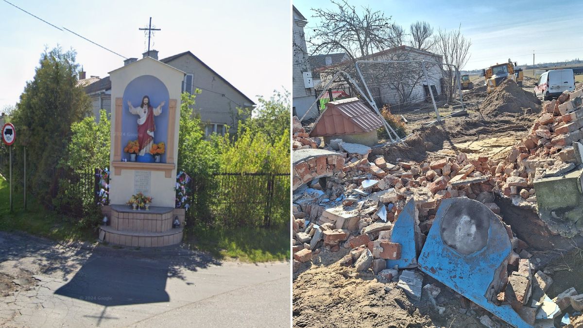 Zrównanie kapliczki z ziemią wywołało ogromne poruszenie.