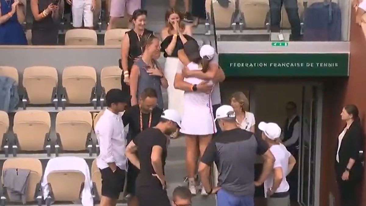 Wzruszające sceny po triumfie Igi Świątek