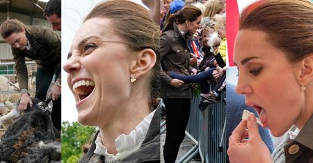 Księżna Kate strzyże owce, zajada się serami i ogląda kamienie podczas wizyty w Kumbrii (ZDJĘCIA)