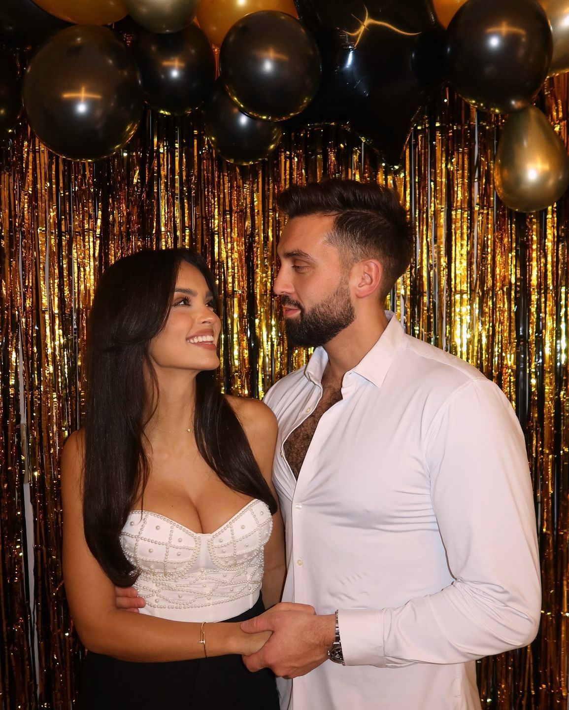Klaudia El Dursi z partnerem 