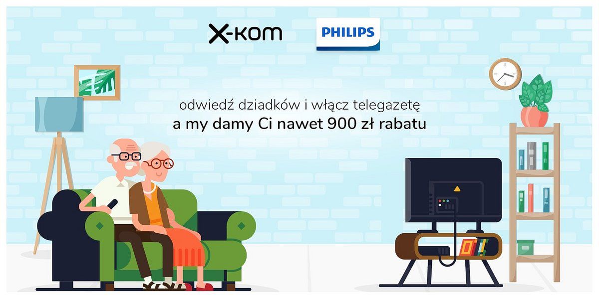 Dzień Babci i Dzień Dziadka: x-kom i Philips rozdają zniżki przez telegazetę