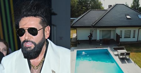 Krzysztof Rutkowski nie oszczędzał na metrażu. Mieszka w gigantycznej willi z basenem