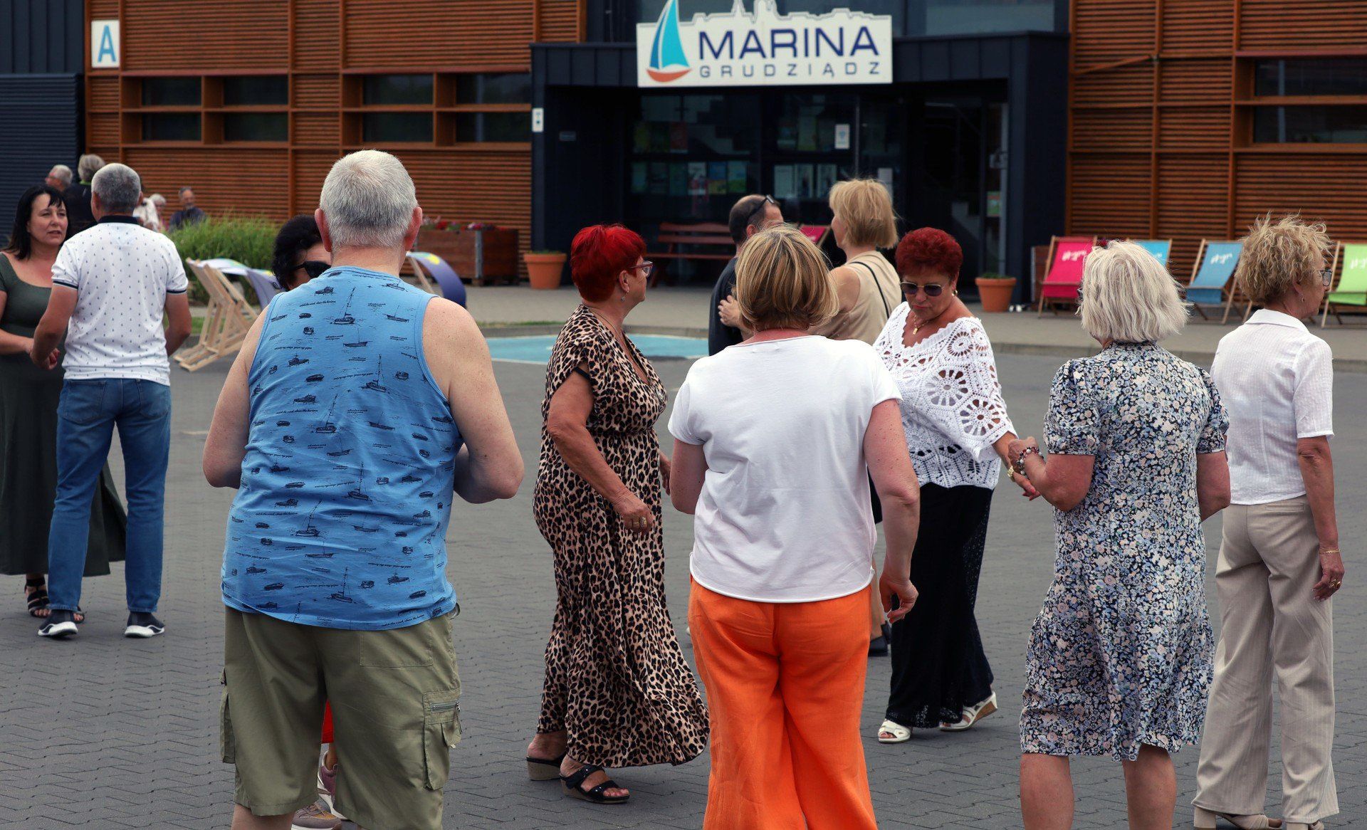 Potańcówka w grudziądzkiej Marinie w ramach funduszu GBO