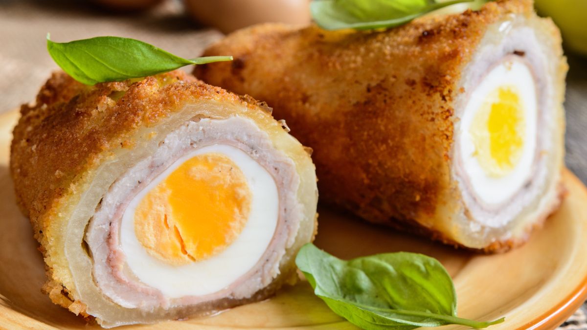 Kotlety faszerowane jajkiem