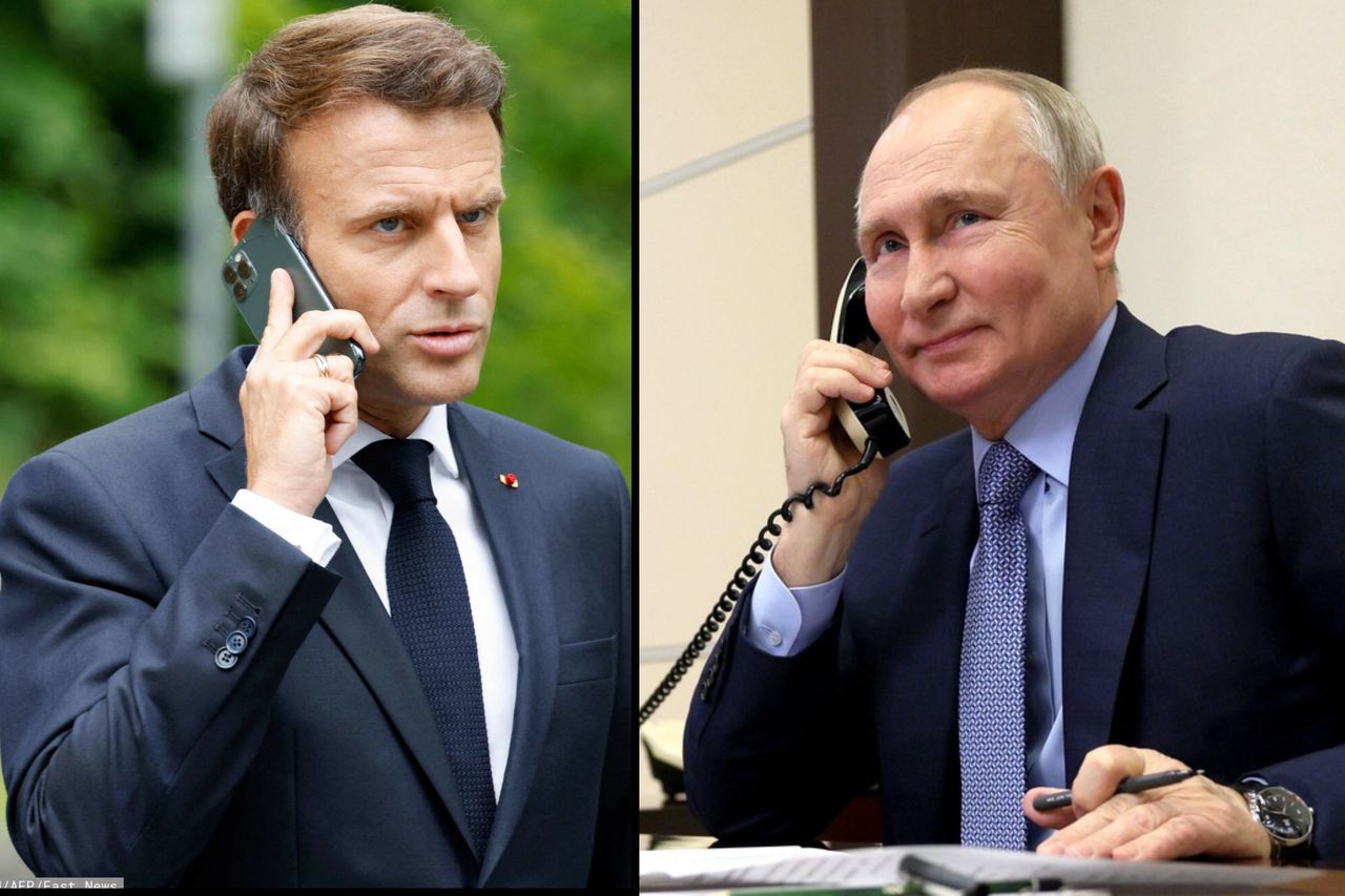 Putin chce rozmawiać z Francją. Macron zadowolony