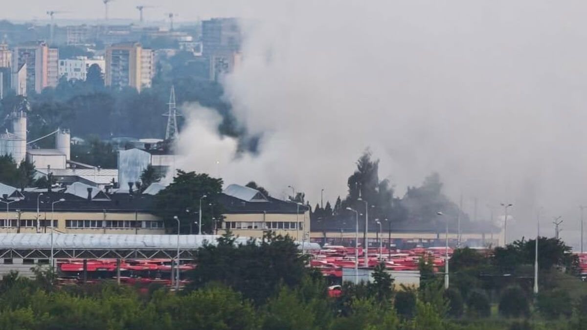 Pożar pustostanu przy ul. Grygowej