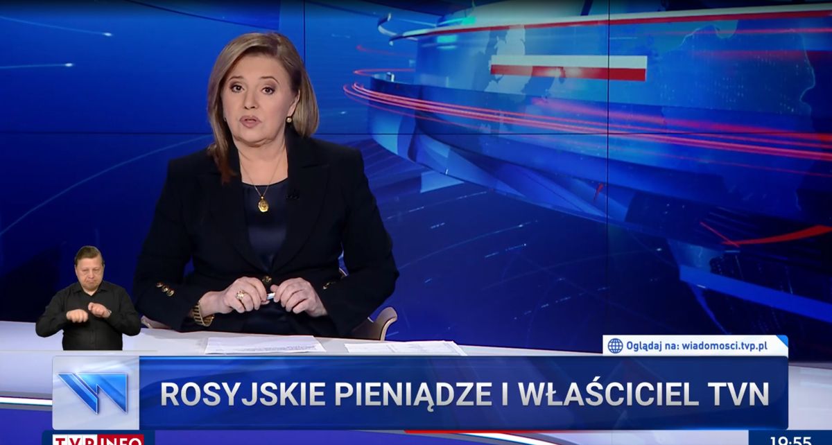 "Wiadomości" na tropie rosyjskich powiązań TVN.  Wspomniano o kochance Putina