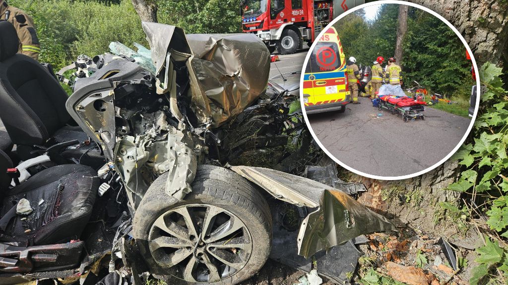 Dramatyczny wypadek w woj. warmińsko-mazurskim