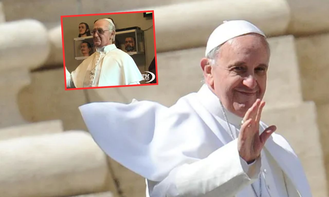 Papież Franciszek wciąż w muzeum. Turyści pozują z woskową figurą