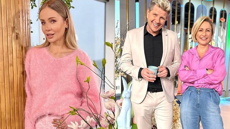 Gwiazdy śniadaniówki lansują się w modnym różu