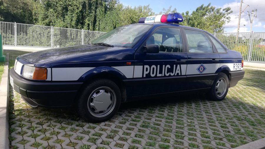 Zatrzymany radiowóz