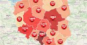Koronawirus w Polsce: prawie 20 tys. zachorowań. Mapa pokazuje, gdzie sytuacja jest najgorsza