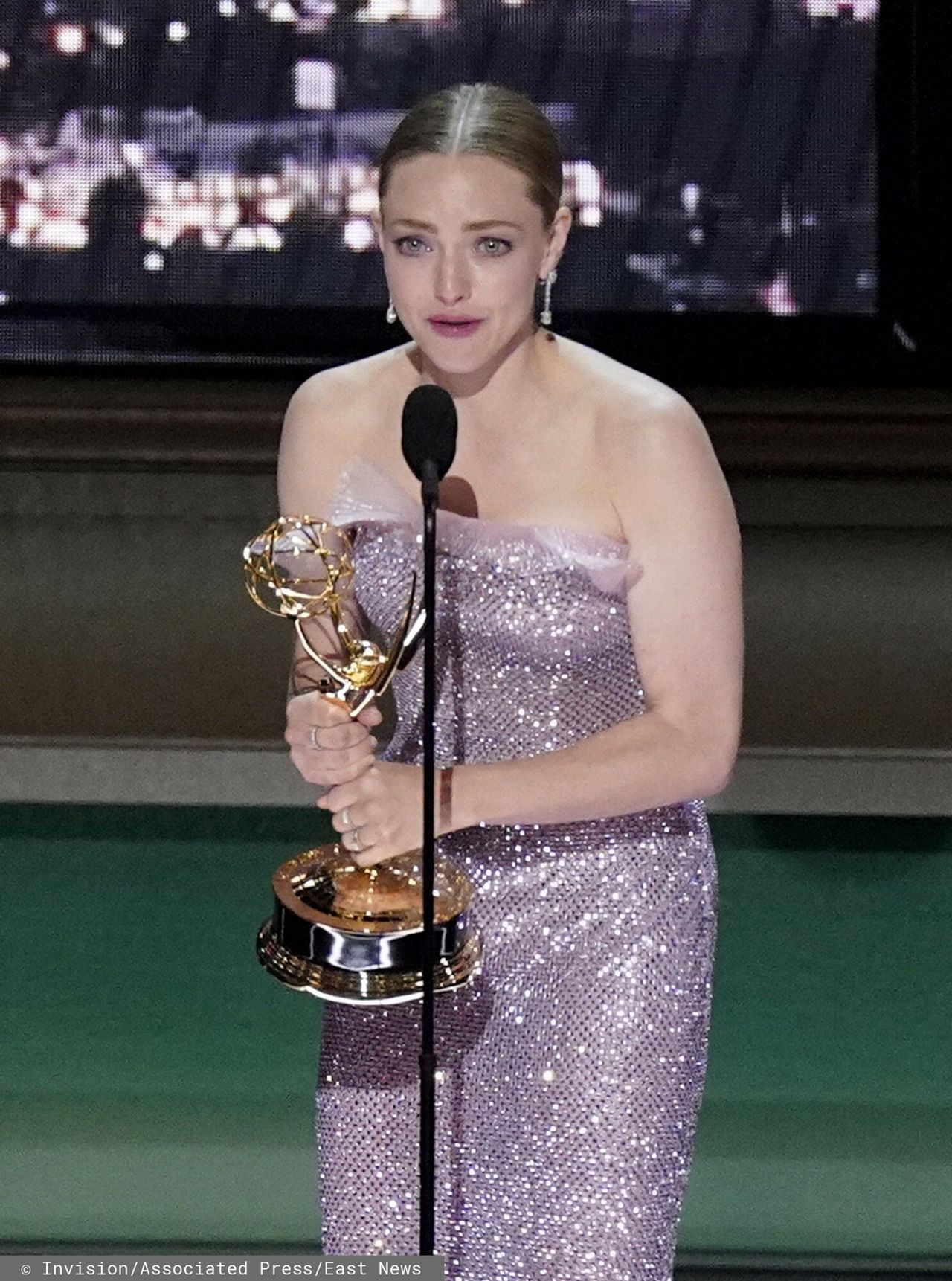 Amanda Seyfried odebrała nagrodę Emmy za rolę w serialu "Zepsuta krew" 