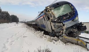 Grajewo. Pociąg Intercity zderzył się z cysterną. Spore utrudnienia