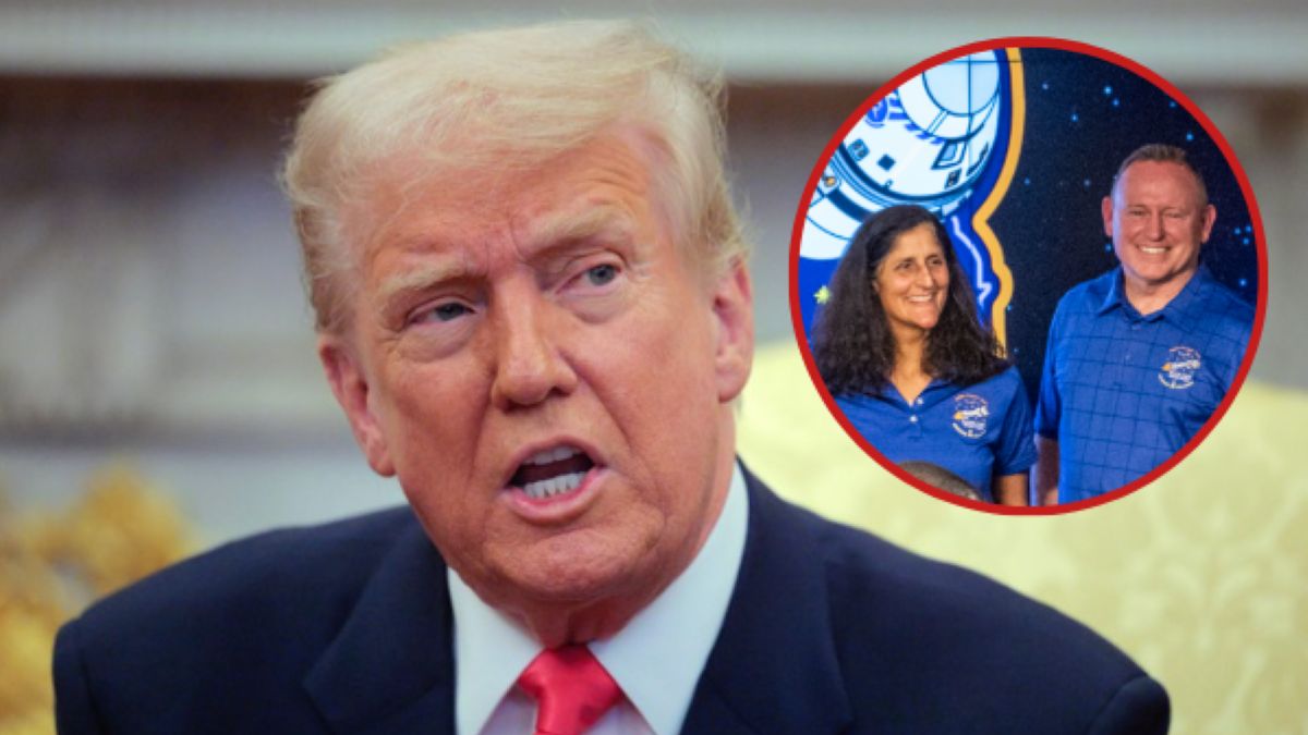 Donald Trump, Sunita Suni Williams i Barry Butch Wilmore