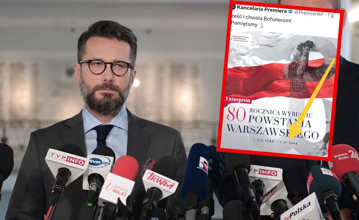 Radosław Fogiel zwrócił uwagę na grafikę wrzuconą przez Kancelarię Premiera