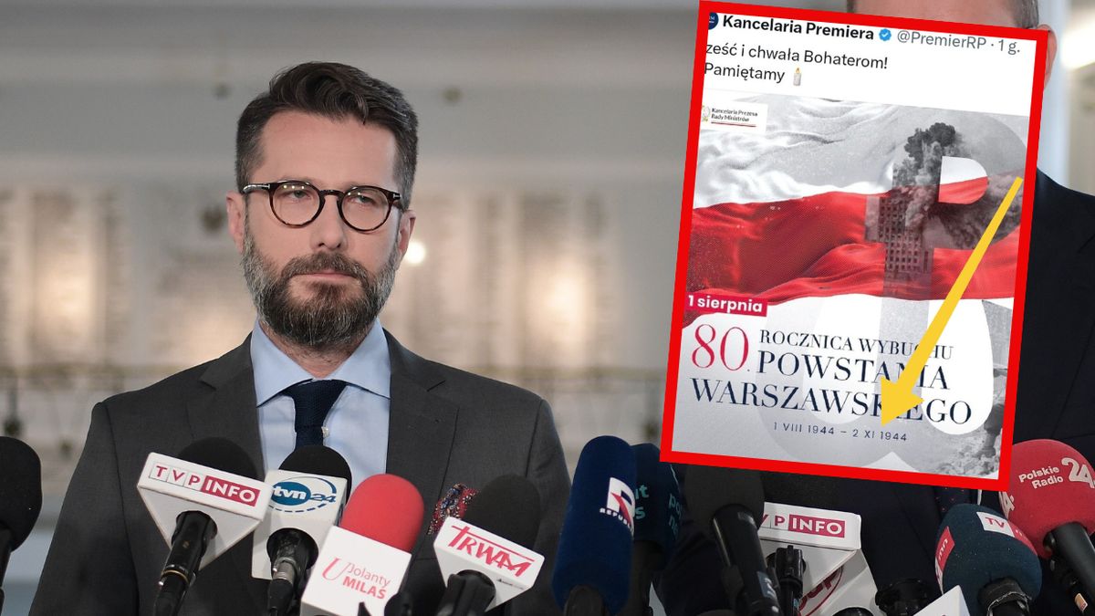 Radosław Fogiel zwrócił uwagę na grafikę wrzuconą przez Kancelarię Premiera