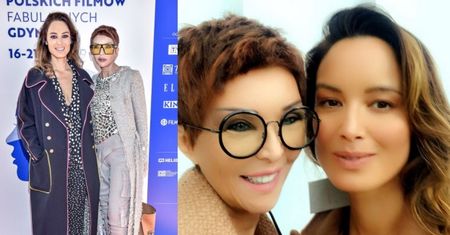 Berenice Marlohe pozuje z Ewą Minge. Projektantka pokazała zupełnie nową fryzurę. "Prima sort babka!" (FOTO)