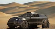 Odmieniony Range Rovera Evoque samochodem na Dakar