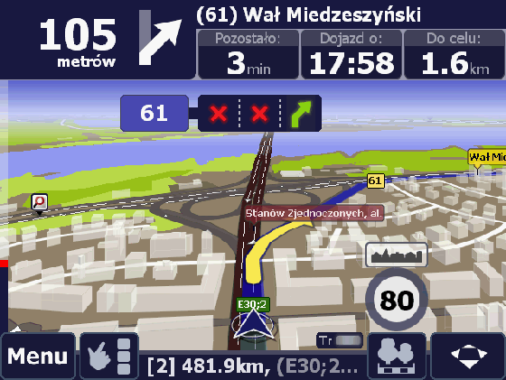 automapa wygląd nawigacja satelitarna mapy