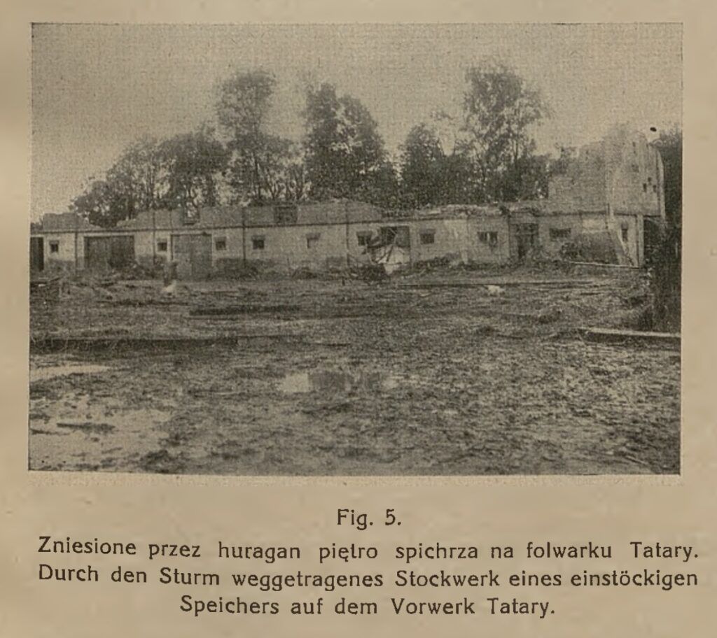  Skutki trąby powietrznej w Lublinie, 1931