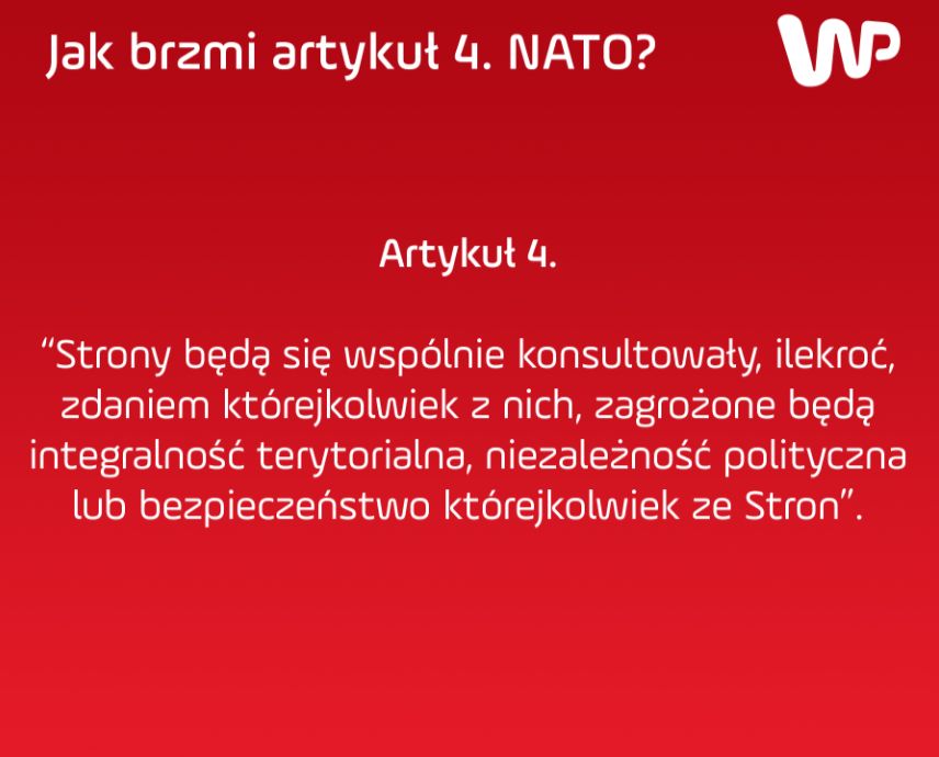 Artykuł 4. NATO
