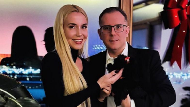 Marianna Schreiber i Czarnecki pozują do kolejnego zdjęcia