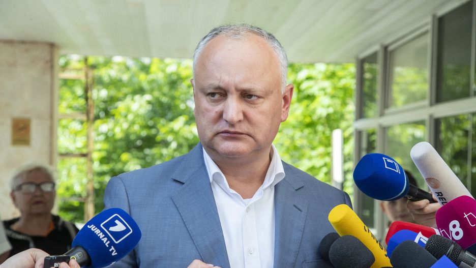 Mołdawia. Były prezydent aresztowany i z zarzutami korupcyjnymi.  EPA/DUMITRU DORU Dostawca: PAP/EPA.DUMITRU DORU