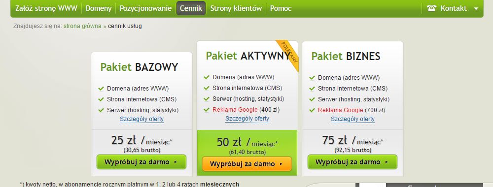 Kreator stron WWW pl.Mfirma.eu: szybki, prosty i tani sposób na własną stronę internetową 7