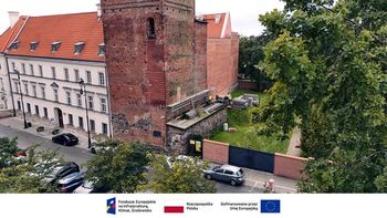 Wieża Zegarowa w Płocku przejdzie renowację. Rozpoczęły się pierwsze prace