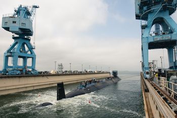 Kolejny okręt podwodny dla US Navy zwodowany