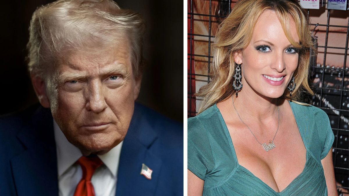 Donald Trump i Stormy Daniels (lic. CC BY SA 4.0)