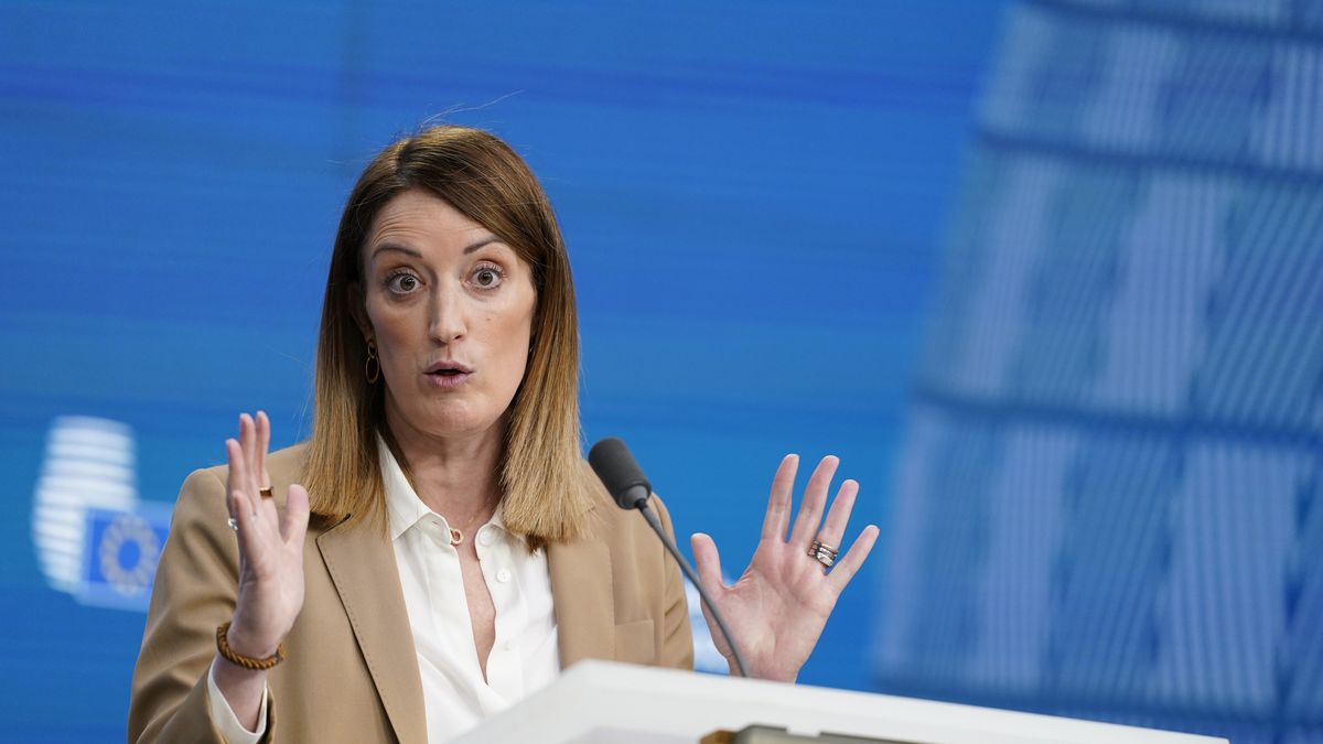 Przewodnicząca Parlamentu Europejskiego Roberta Metsola