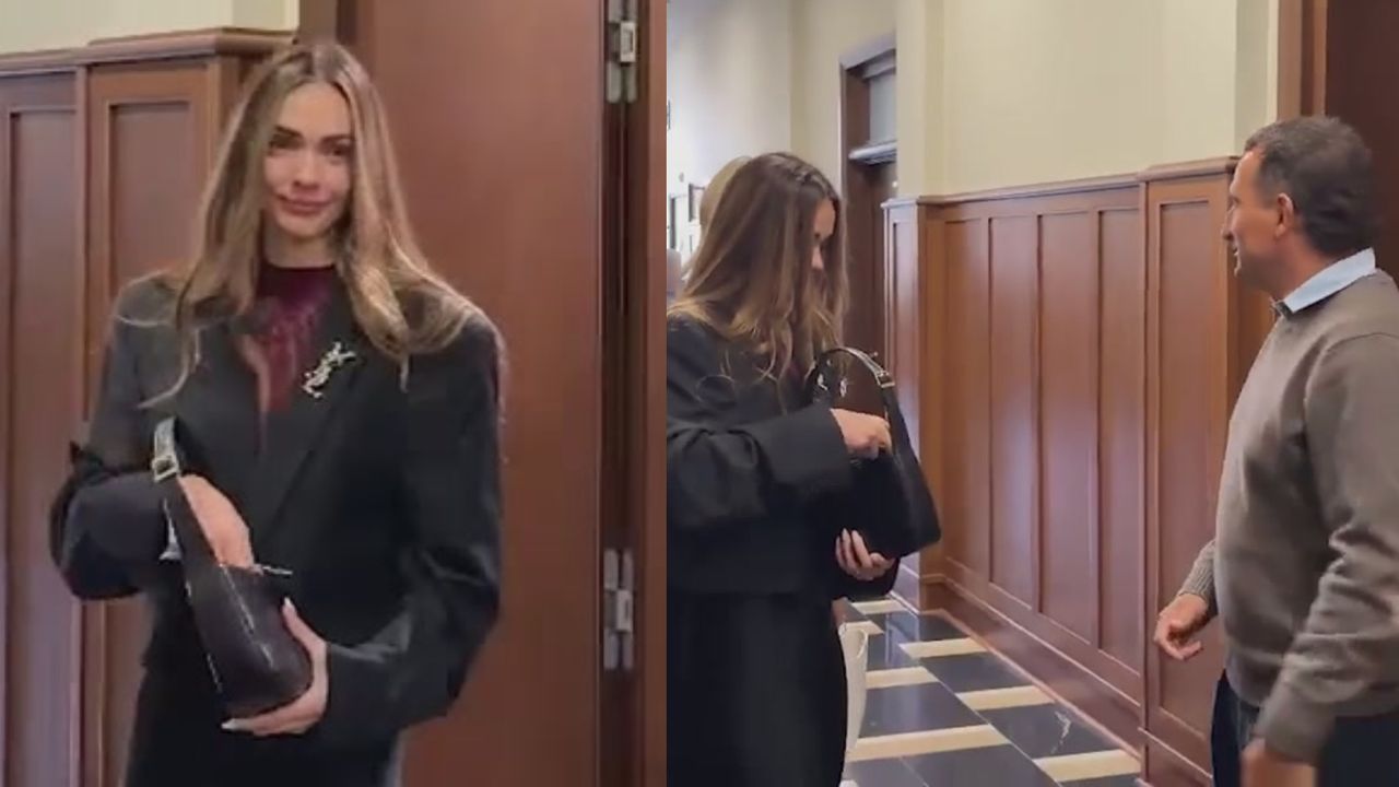 TYLKO NA PUDELKU: Poruszona Marcela Leszczak opuszcza salę rozpraw ZE ŁZAMI w oczach (WIDEO)
