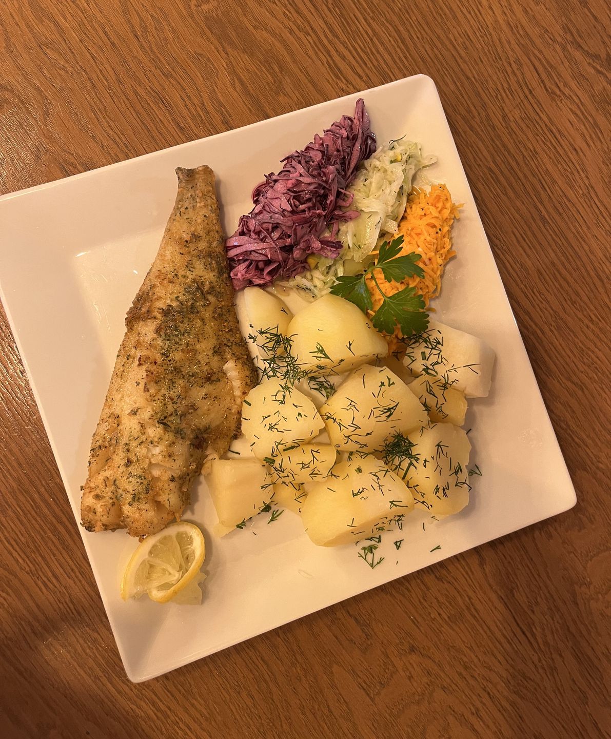 Obiad w Stegnie - ryba króluje na talerzu