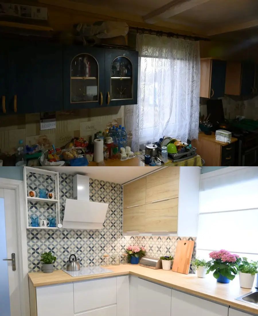 Remont "przed" i "po"